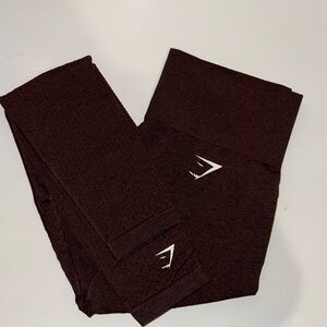 Gymshark Kids Burgundy Leggings